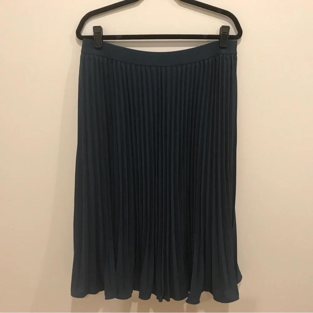 Grace Karin Pleated Chiffon A-line Swing Midi Skirt (2XL) - Picture 3 of 10